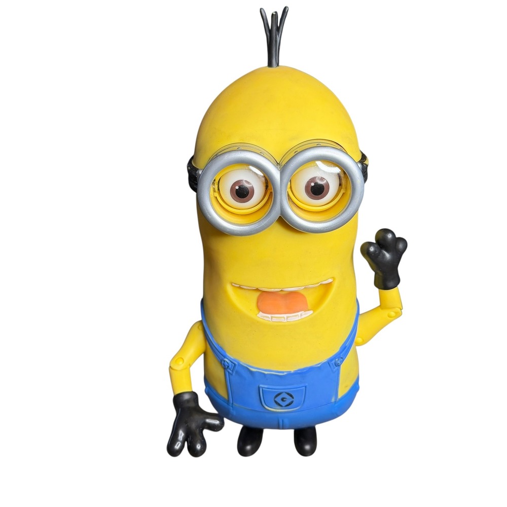 Despicable Me‎ Minion Deluxe Tim Figure Free Moving Eyes & Arms works